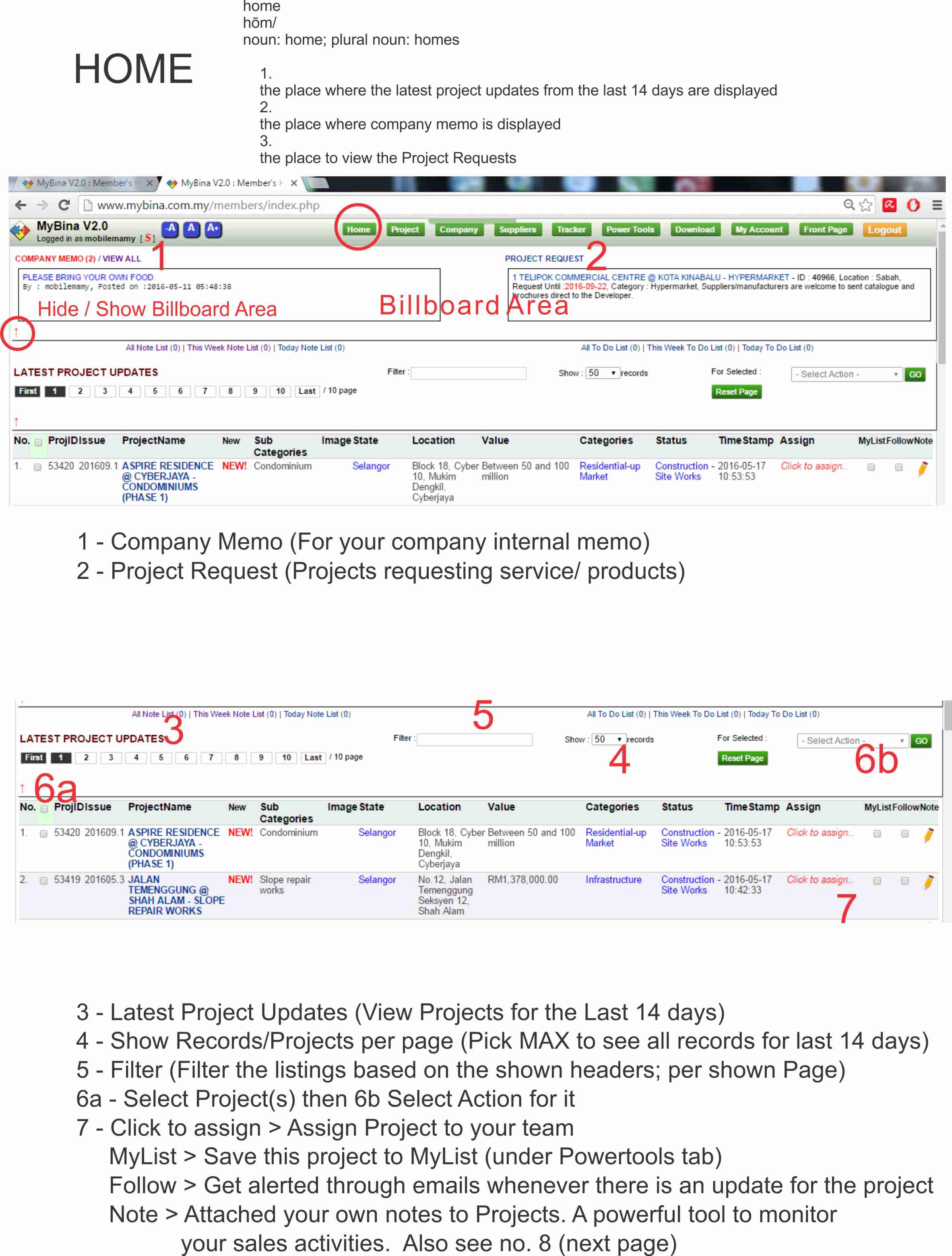 mybina Home Page Tutorial mybina Home Page Tutorial